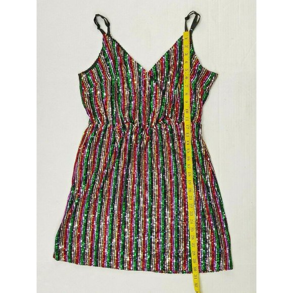 Sanctuary Womens Minidress XLarge Rainbow Prism - Picture 10 of 14